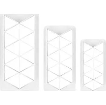 Vykrajovátko Sada vykrajovátek 3kusy Geometric - trojúhelníky - PME