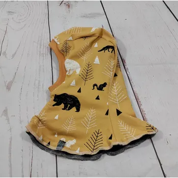 Kukla Kukla Yháček NEW, merino, Lesní zvěř na hořčicové Obvod hlavičky: 48