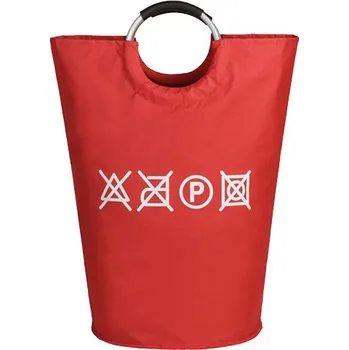 Koš na prádlo Taška plátěná na prádlo červená