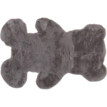 Koberec Chlupatý koberec Rabbit Medvídek - tmavě šedý - 60x90 cm Rozměr koberce: 60 cm