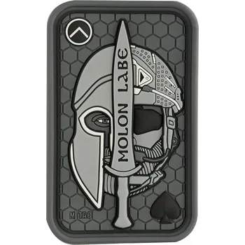 Nášivka Nášivka Rzep 3D As Pik Spartan Operator MOLON LABE M-TAC Šedá