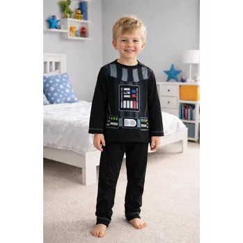 Sun City Chlapecké pyžamo STAR WARS s pláštěm černé Černá, Velikost: 104 104