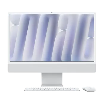 Stolní počítač Apple iMac 24'' M4 (8CPU+8GPU), 16 GB, 256 GB SSD, 1GbE, stříbrný, CZ kl. NUM - Z1E2000MQ