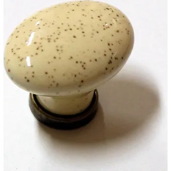 91057 - Knopka porcelánová 25x34mm (91057 - Knopka porcelánová 25x34mm)