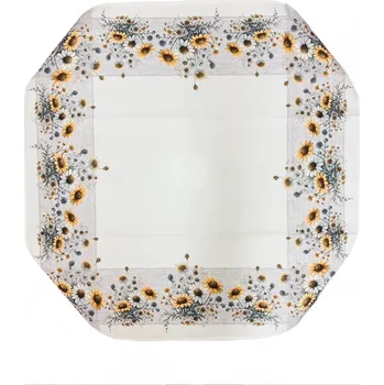 ubrus Tegatex Polyesterový ubrus - žlutobílé kopretiny Velikost: 40*90 cm