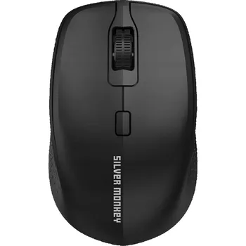 Myš Bezdrátová myš Silver Monkey M40 Wireless Comfort Mouse Černá Tichá