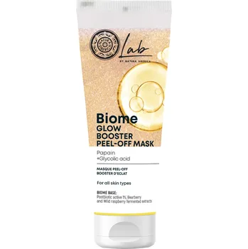Pleťová maska Natura Siberica Lab Biome Glow Booster Slupovací pleťová maska 75 ml