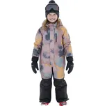 Dívčí zimní overal COLOR KIDS-Coverall - AOP-4200-Woodrose Růžová 116