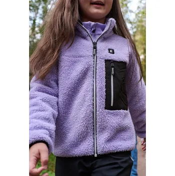 Chlapecká mikina Dětská fleecová mikina Reima Turilas 5200364A.9BYA fialová 04X, vel. 164