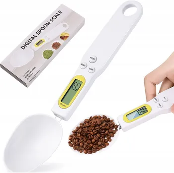 Kuchyňská váha KUCHYŇSKÁ VÁHA LŽÍCE ELEKTRONICKÁ PŘESNÁ LCD 500g BATERIE DISPLEJ