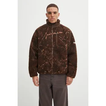 Pánská mikina Fleecová mikina No Problemo Zip Through Fleece NP7000504 hnědá 89X, vel. M