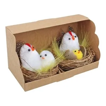 Slepička s kuřátkem v hnízdě 5,5 cm