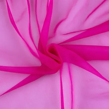 Pro Háčkování Šifón světlá bordó 1 m