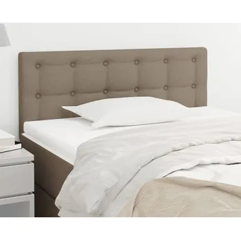 Čelo postele taupe 90x5x78/88 cm textil - 8720287152644