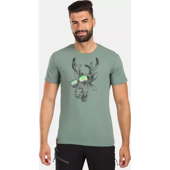 Pánské tričko Pánské tričko Kilpi DISCOVER-M khaki 3XL