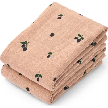 látková plena LIEWOOD Mušelínové plenky Lewis - Berry / Pale tuscany