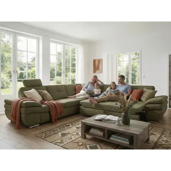 Sedací souprava Luxusní rozkládací rohová sedací souprava ARGENTO Levý roh