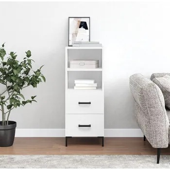 Příborník do zásuvky Příborník bílý 34,5 x 34 x 90 cm kompozitní dřevo - 8720845868390