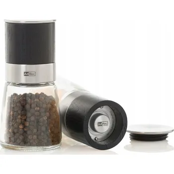 Kuchyňský mlýnek Ruční mlýnek Adhoc sklo 20 g bezbarvý, béžový, hnědý, šedý