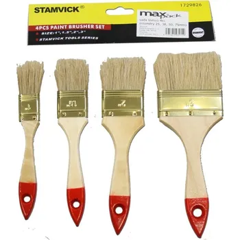 Malířský štětec Sada štětců 23172 - 4 ks ploché