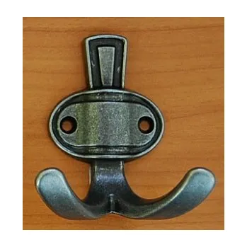 Věšák 62783 - ELEGANCE dvojháček Fe-patina (62783 - ELEGANCE dvojháček Fe-patina)