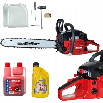 Pila Benzínová řetězová pila mastercut pro 2,7 HP, karburátor Walbro, lišta Oregon ZM5010