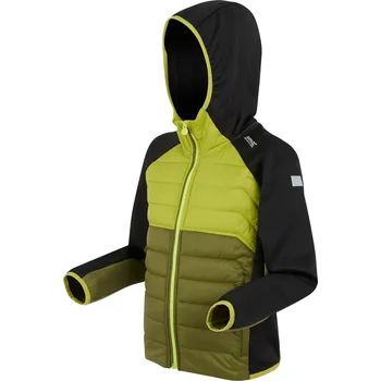 Dívčí bunda Dětská hybridní bunda Regatta KIELDER HYBRID IX nephrite green - Zelená, 122-128