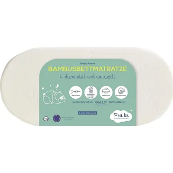 Matrace P'tit lit bambusová matrace do kočárku 72 × 32 cm