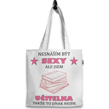Nákupní taška Taška 37x40cm - Sexy učitelka