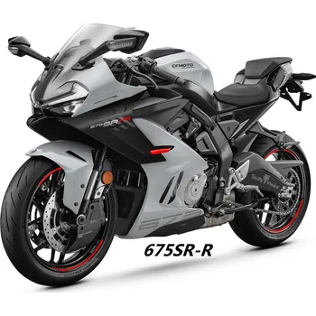 malá motorka CFMOTO 675SR-R od Throttle Punks Barva: šedá