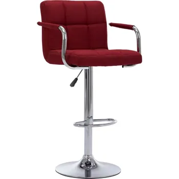 Barová židle Barová židle vínová textil - 8719883596358