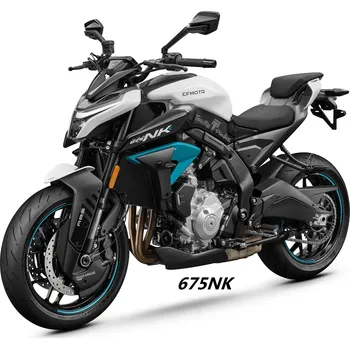 malá motorka CFMOTO 675NK od Throttle Punks Barva: Bílá