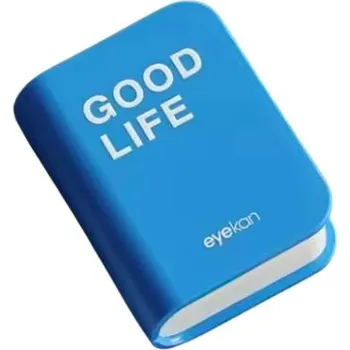 Brýlová obroučka Cestovní krabička na kontaktní čočky - Modrá knížka