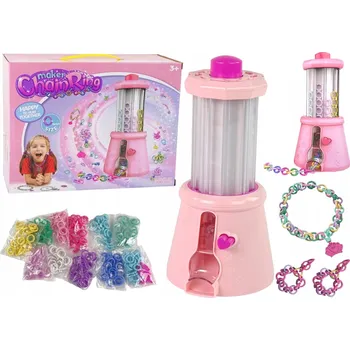 kreativní sada SADA NA VÝROBU BIŽUTERIE A PRSTENŮ PRO DĚTI - KREATIVNÍ DIY