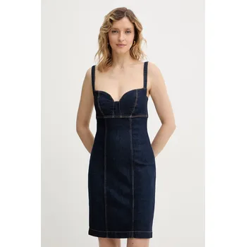 Dámské šaty Džínové šaty Guess ADELAIDA W6RK95.D6881 námořnická modř 59J, vel. S