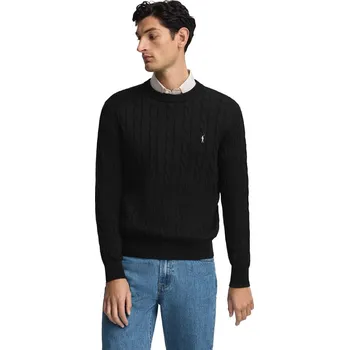 Pánský svetr Svetr Polo Club Schwarz 4123688 M
