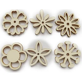 Překližka Výřez z překližky, KYTIČKA, 3 cm, 6ks/bal.