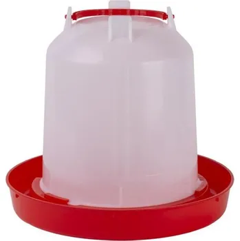 krmítko pro hospodářská zvířata Napáječka pro křepelky a drůbež bílá 1,5L