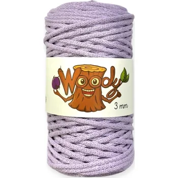 Příze Woody 3 mm – Levandule (100m)