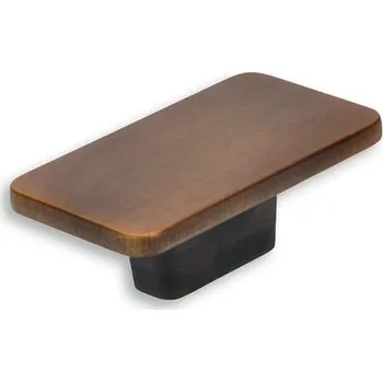 Nábytkové kování 14047 - Kovová knopka 58x33mm / staromosaz (14047 - Kovová knopka 58x33mm / staromosaz)