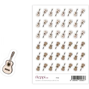 samolepka Fleppi Samolepky Kytara