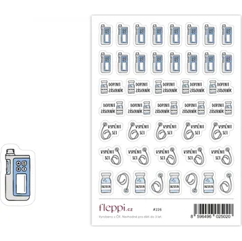samolepka Fleppi Samolepky Inzulinová pumpa