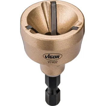 Gola hlavice Vigor V7402, Vnější odhrotovač | 3–19&nbsp;mm