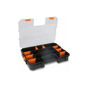 VELKÝ kufr na drobné součástky s 15 přihrádkami a 8 vyjímatelnými oddí