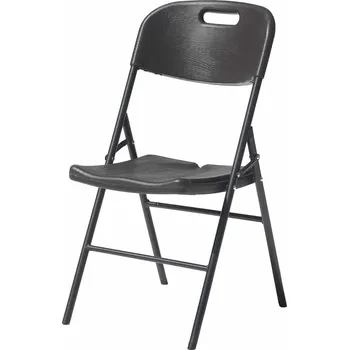 Skládací grafitově hnědá židle pro zahradní gastronomii