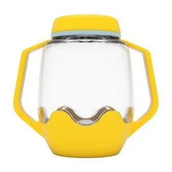 Kojenecká láhev Słoik sensoryczny do napełnienia wodą żółty