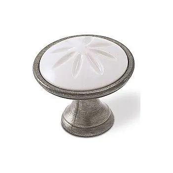 Nábytkové kování 14033 - knopka starostříbro (14033 - knopka starostříbro )