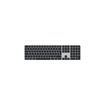 Klávesnice Apple Magic Keyboard s Touch ID s numerickým blokem (2024), IE - černé klávesy - MXK83SZ/A