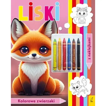 První čtění Liski. Kolorowanka z kredkami - opracowanie zbiorowe