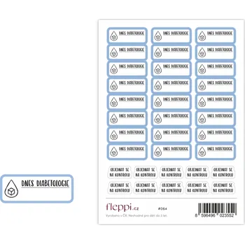 samolepka Fleppi Samolepky Diabetologie
